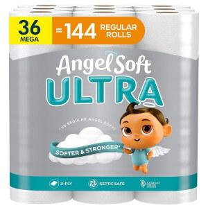 소프트 울트라 메가 144 일반 화장지 2겹 36 화장지