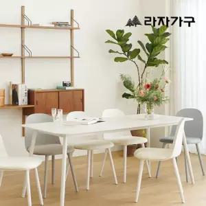 라자가구 에이프릴 세라믹 사각 6인 테이블 1800 식탁세트(의자6개포함)