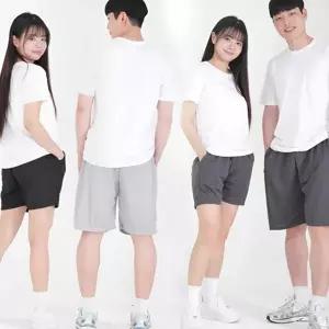 남성 메쉬 반바지 빅사이즈 고무줄 남여공용 남성 쿨 반바지 여름 여성