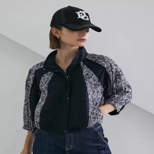페이즐리배색절개점퍼(EN3WZ760/다크네이비)DJ