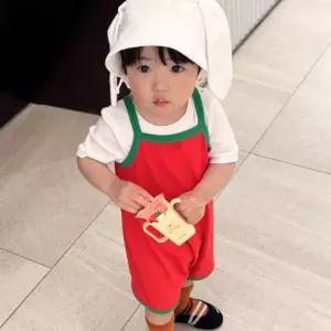 [슈슈페] 아기 유아 여름 키즈바지 롬퍼 멜빵바지