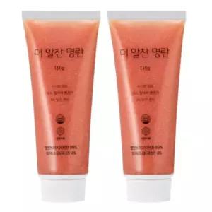 무색소 저염 선동 명란젓갈 더알찬 튜브명란 220g 110g x 2개 1개 베이킹 제빵사 재료 디저트 카페 에어프