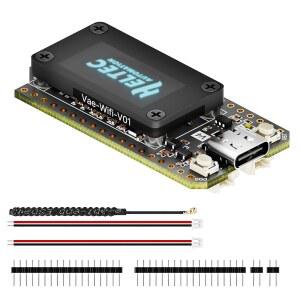 헬텍 ESP32 LoRa 32 V4 개발 보드와 OLED 디스플레이 업그레이드된 S3 SX1262 27dBm 고출력 칩, 아두이노 스마트 홈 및 무선 통신용