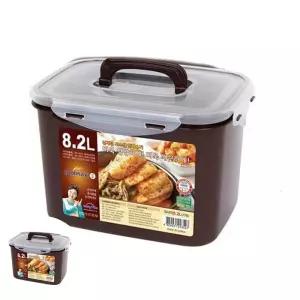 스텐소분용기 쿨맥시 밀폐용기 김치통 정리 반찬통 사각 23호 8.2L