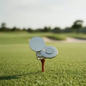 강력 자석 골프 모자 클립 볼마커 25MM 라운딩 필드 용품 액세서리