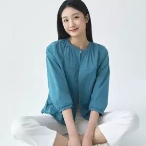 [지센] 2컬러 메탈니트립 자켓형 코트 LCCAO322_P423505926