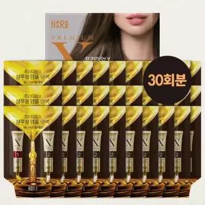 하라즈 셀프 새치커버 프리미엄X 샴푸형 앰플 염색약 30회분)