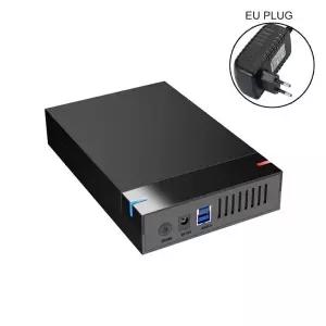 휴대용 외장 하드 드라이브 케이스 박스 인클로저 SATA SSD HDD 10TB 3.5인치 USB 3.0 전송 PC 노트북 TV