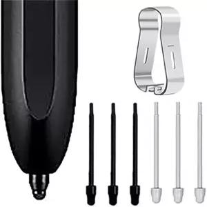 삼성 갤럭시 Z 폴드 6/Z 5/Z 4/Z 3 폰 전용 S 펜 팁 블랙+그레이 과 호환되는 6 PCS 에디션
