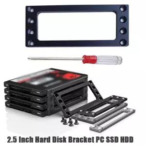 2.5인치 PC SSD HDD 케이지 브래킷 솔리드 스테이트 드라이브 프레임 다층 스태킹 외장 도킹 SATA 하드 디