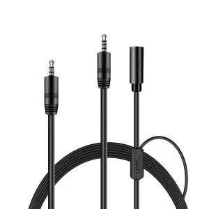 U 66피트 채팅 링크 케이블 One용 파티 어댑터 스위치 엘가토 HD60 및 기타 게임 캡처 장치와 호환됨