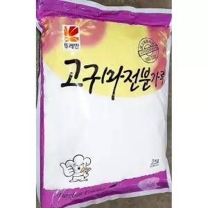 고구마전분 (뚜레반 3K)용 음식용 식당재료 가루 요리용 식품용 분말