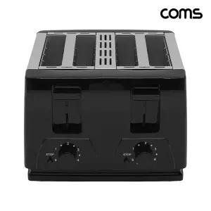 Coms 4구 팝업 토스터기 1300W 식빵굽 토스터 주방