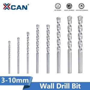 XCAN-3-10mm 벽 드릴 비트 벽돌 카바이드 팁 건 콘크리트 대리석 타일 스톤 드릴링, 툴, 장비, 강력한, 고