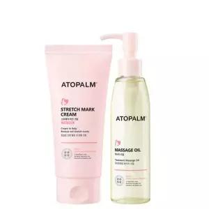 [텐바이텐]아토팜 매터니티 케어 스트레치 튼살 크림 150ml+마사지 오일 120ml