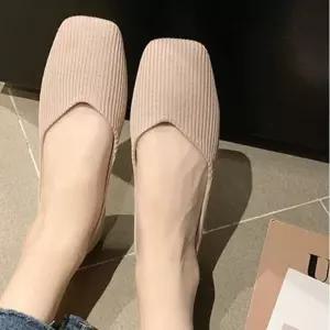 플랫 슈즈 여자 구두 말랑말랑 골지 발편한