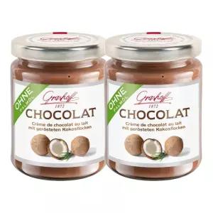 Grashoff 그라스호프 밀크 초콜릿 코코넛 크림 스프레드 초코잼 235g 2개