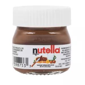 누텔라 헤이즐넛 초코 스프레드 미니 잼 25g 64개 Nutella Hazelnut Spread Mini Glass Jar