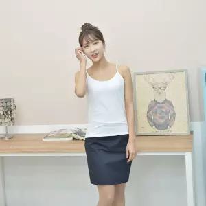 티블라우스 여성예쁜티셔츠 4color 끈나시 교복이너웨어