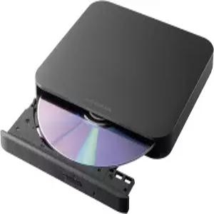 IODATA 휴대용 DVD 드라이브 DVRP-W1/E 생성 데이터 저장 홈 비디오 음악 CD 리핑 B Recorder20 USB-A