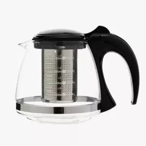 [콩심팥심]유리 차포트 750ml 스텐레스 차망 손잡이 투명