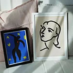 A4 명화 포스터 앙리마티스 드로잉 (henrimatisse 액자 인테리어 굿즈