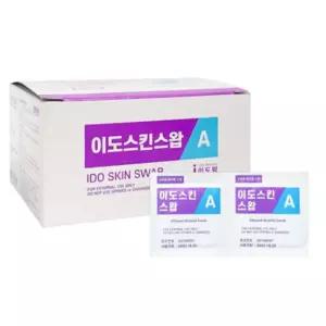 가정용 국산 개별포장 피부 물품 소독 알콜솜 100px3개 응급상자 병원