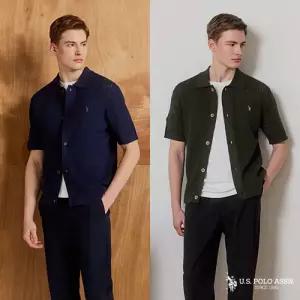 유에스피에이 [U.S POLO ASSN.] 26SS 반팔 가디건 2종 남성