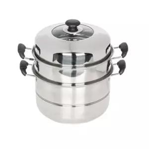 퀸센스 인덕션 곰솥 냄비 찜냄비 찜솥 들통 3단 32cm