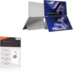 ASUS ZenScreen Duo OLED 휴대용 HDR 모니터와 호환되는 BoxWave 화면 보호기(14인치) - 클리어터치 안티