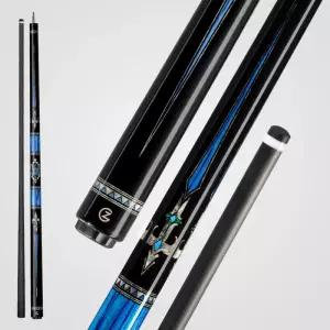 Z 웨이브 카본 풀 큐 - 29인치 샤프트 12.5mm 하이브리드 원뿔형 테이퍼 낮은 처짐 극세사 팁