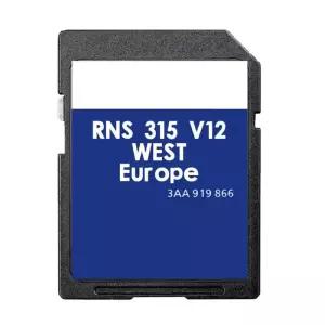 최신 RNS315 V12 서유럽 2020/2021용 아님 100 작동 AZ 네비게이션 SD 카드