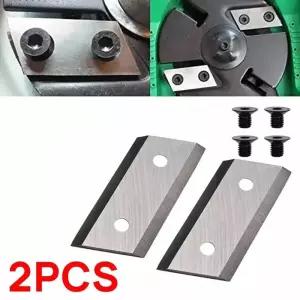 2PCS 가든 슈레더 치퍼 블레이드 나이프는 SCREWFIX 야외 도구 홈 유지 보수 조경에 적합합니다.