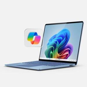 MICROSOFT SURFACE LAPTOP 2024 WINDOWS 11 사파이어 디스플레이 PC 10코어 8인치 COPILOT 13 RAM SSD 터치스크린 PLUS SNAPDRAGON 16GB 스토리지 512GB