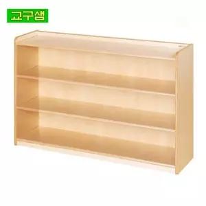오픈 수납 선반장 3단 자작나무 합판 교구 정리 유치원 교실 수납 가구