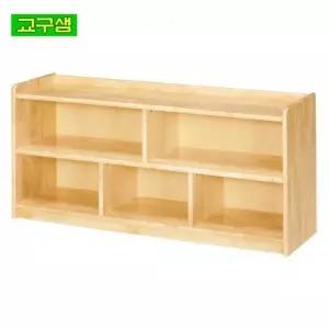자작나무 낮은 수납장 교구 정리 선반 어린이집 가구