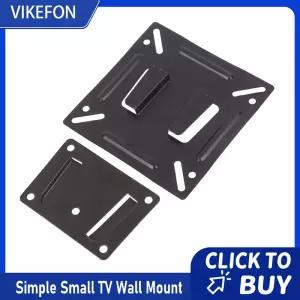 TV 벽걸이 브래킷 12-24인치 LCD LED 모니터 PC 평면 스크린용 표준 75/100mm 부품