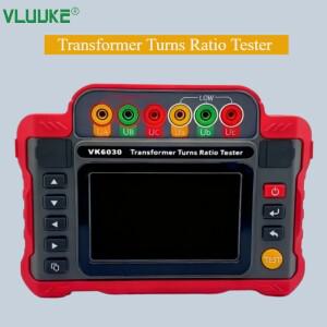 VLUUKE VK6030 전문가용 변압기 턴비율(TTR) 테스터 자동 0.9-10000 비율 500그룹 저장 PC 소프트웨어 포함