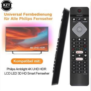 BRC 0884402 /01 필립스호환 Ambilight 4K 스마트 LED TV용 리모컨 교체 75PUS6754/12
