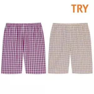 TRY 여성 면혼방 5부파자마 잠옷반바지 홈웨어(택1)