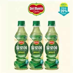 [셀러허브]롯데칠성음료 델몬트 알로에 로우슈거 400ml 40개입 (S49662412)