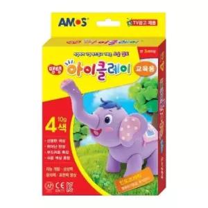 탱탱아이클레이 교육용 5000 아모스 10g 4색 칼라