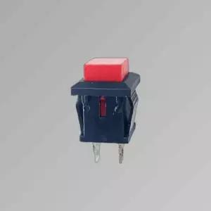 2핀 푸쉬오프 자동 복귀 리턴 스위치 ON- 13x11mm 사각형 (HAS0416)
