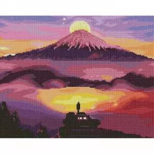 오너클랜 TBZ 산아래에서 캔버스) 보석십자수 40x50 다이아몬드페인팅 캔버스액자보석십자수
