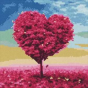 오너클랜 TBZ 사랑나무 1 캔버스) 보석십자수 25x25 보석비즈 다이아몬드페인팅 큐빅십자수
