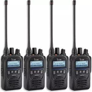 아이콤 IC-F62D 고성능 방폭 방수 IP67 UHF 디지털 무전기 4대 세트 