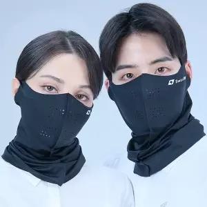 스위스블루 냉감 새부리 자외선차단 마스크