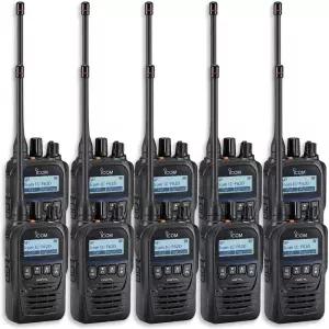 아이콤 IC-F62D 고성능 방폭 방수 IP67 UHF 디지털 무전기 10대 세트 