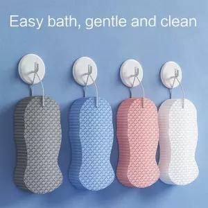 1pc 소프트 스폰지 바디 스크러버 목욕 각질 제거 스크럽 스펀지 샤워 브러시 스킨 리무버 Exfoliante