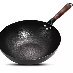 콘코 철제 웍 무코팅 냄비 레인지 및 인덕션레인지 겸용 32cm 중식 조리기구 주방용품